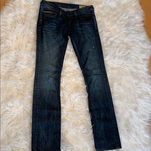 Diesel low waist women straight leg jeans